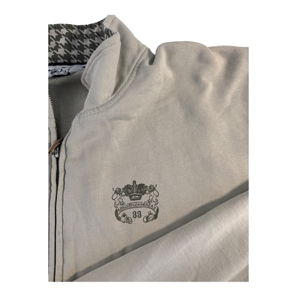 Ashworth Mens Full Zip Sweater XXL Beige Golf Zip 2 Pockets Heavy Weight - Picture 5 of 5